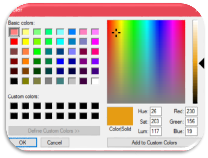 DNA Behavior Admin Sytem - Color - Pop-up Window