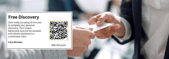 Discovery QR Code Business Card